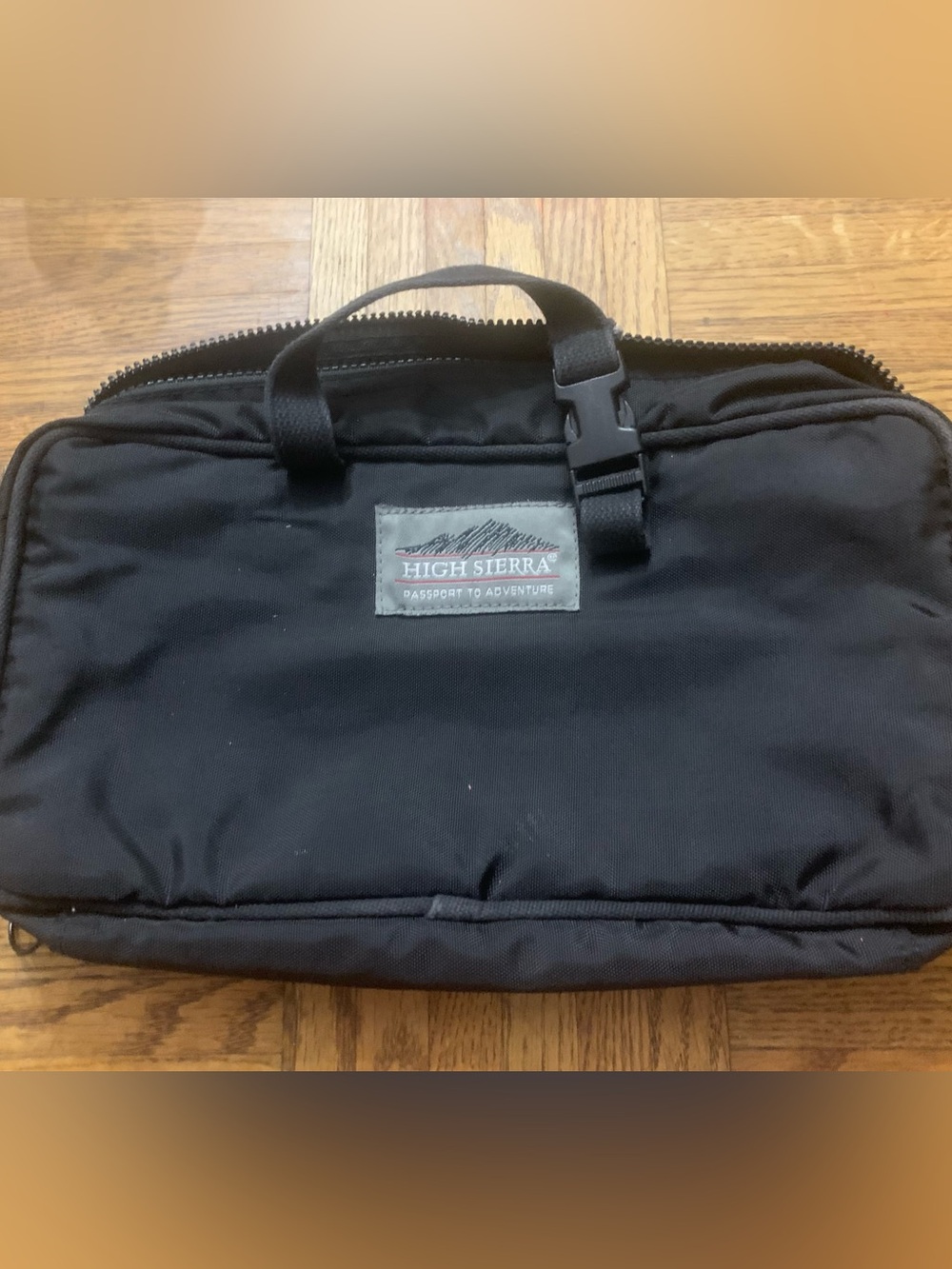 High Sierra Blak Toiletries Bag